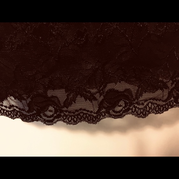 Black lace bead sparkle dress - Picture 7 of 8